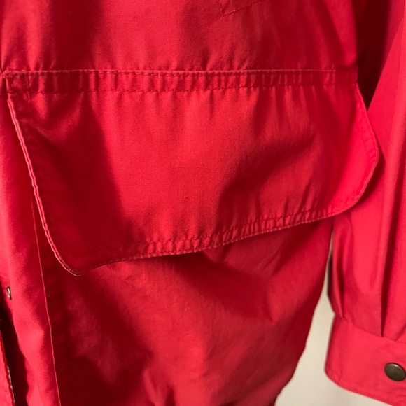 FOG Rain Fall/Spring Jacket Red with Hood - Picture 6 of 12